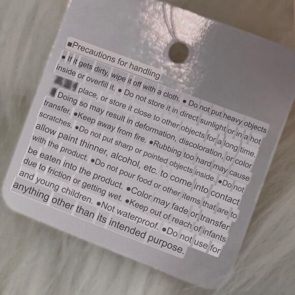 Amifa PVC Zipper Pouch. Bear Print. Clear/Light Brown. Animal Print. Kidcore. - Picture 7 of 8